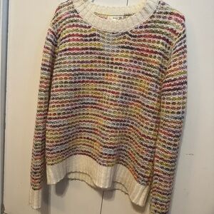 Max Studio Multicolor Striped Sweater